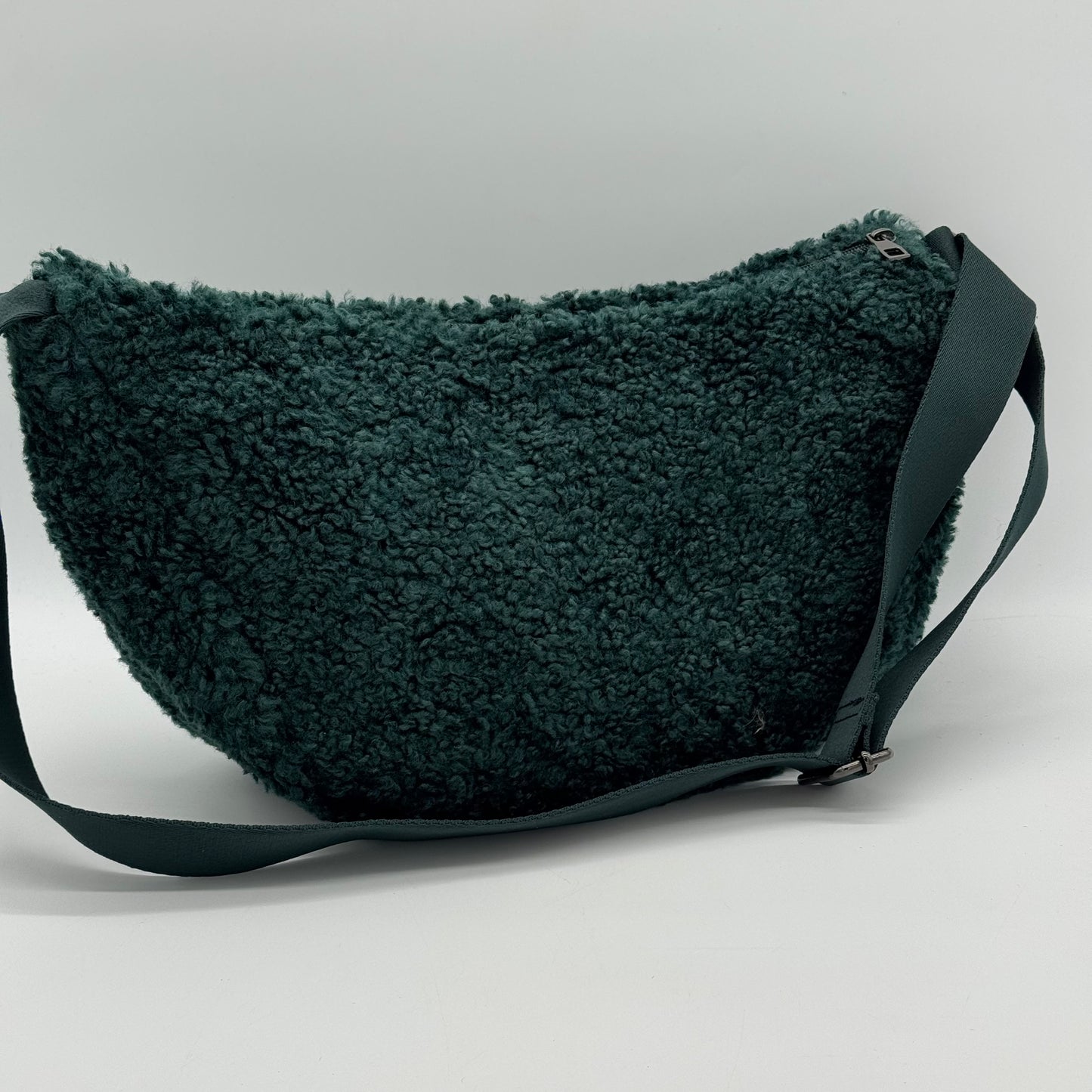 Faux Teddy Fur Dumpling Bag