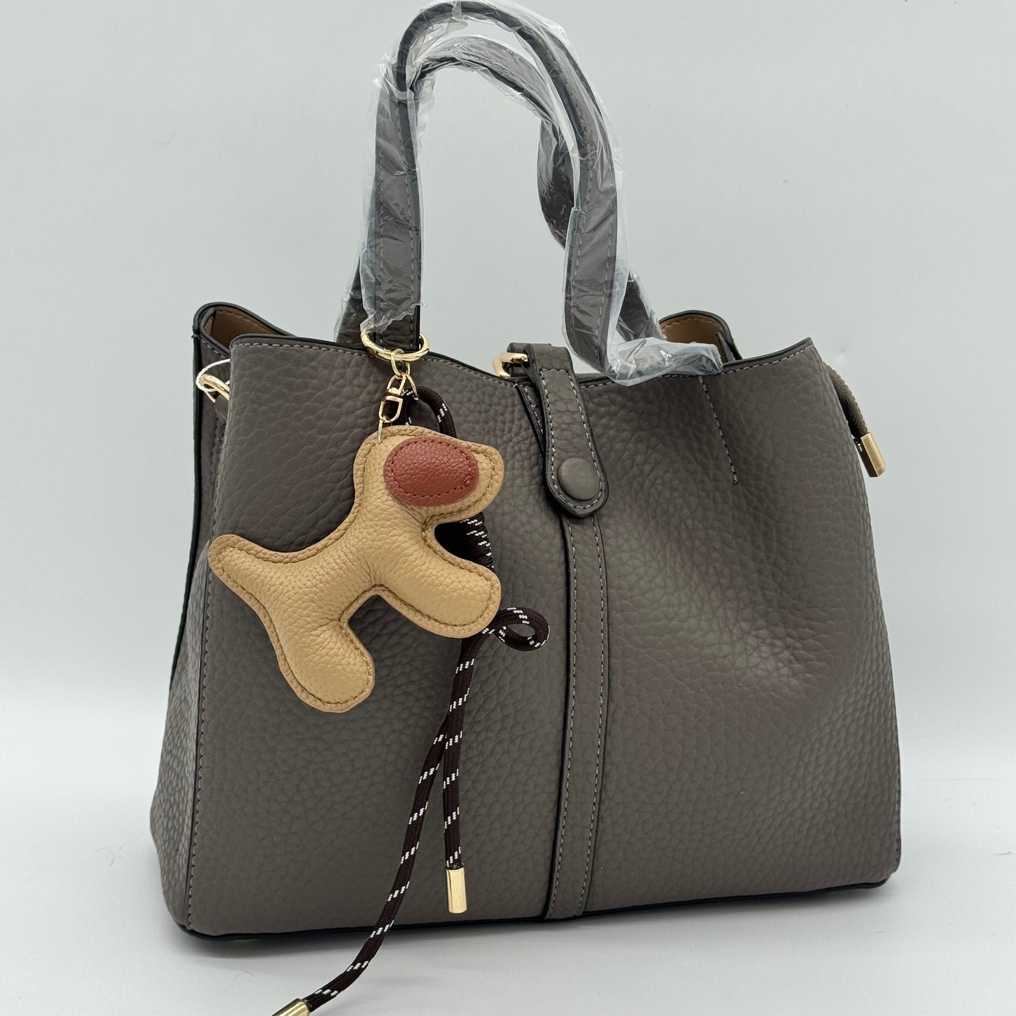 Faux Leather Grab Bag