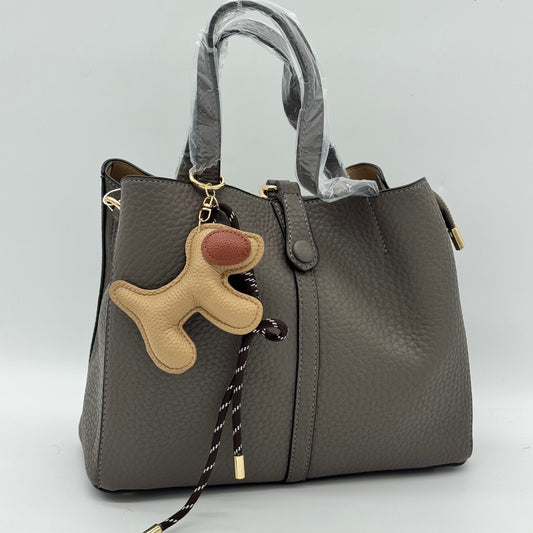 Faux Leather Grab Bag