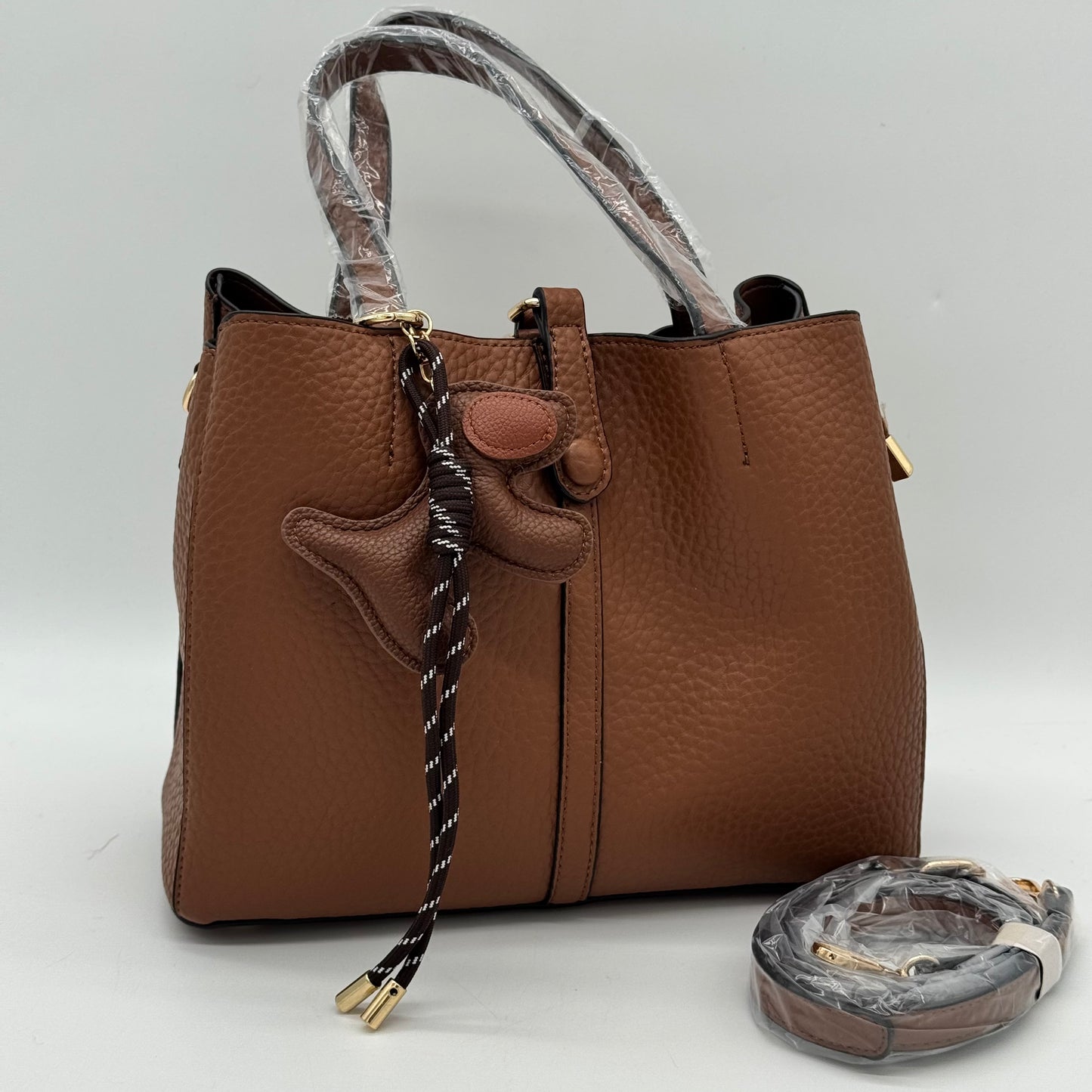Faux Leather Grab Bag