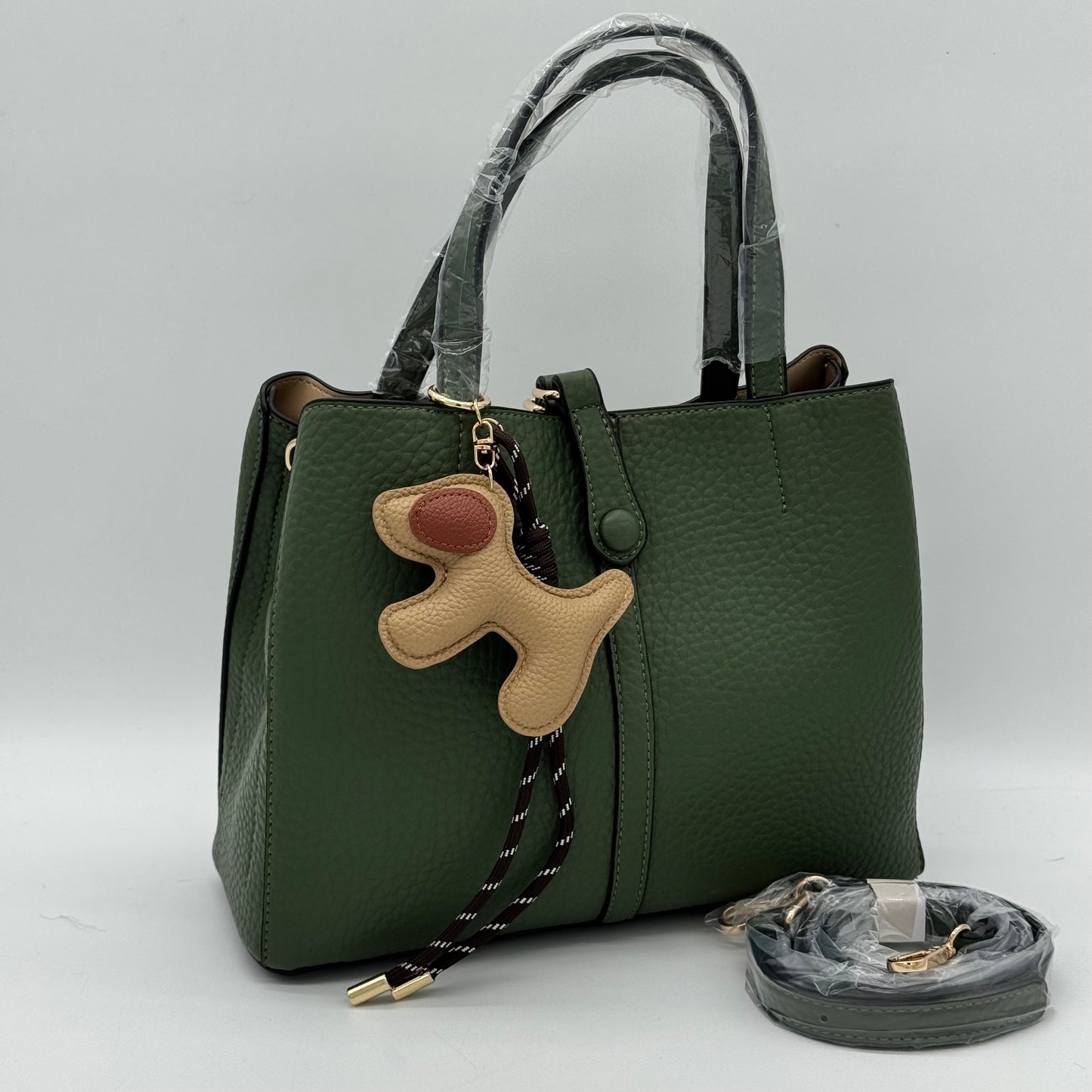 Faux Leather Grab Bag