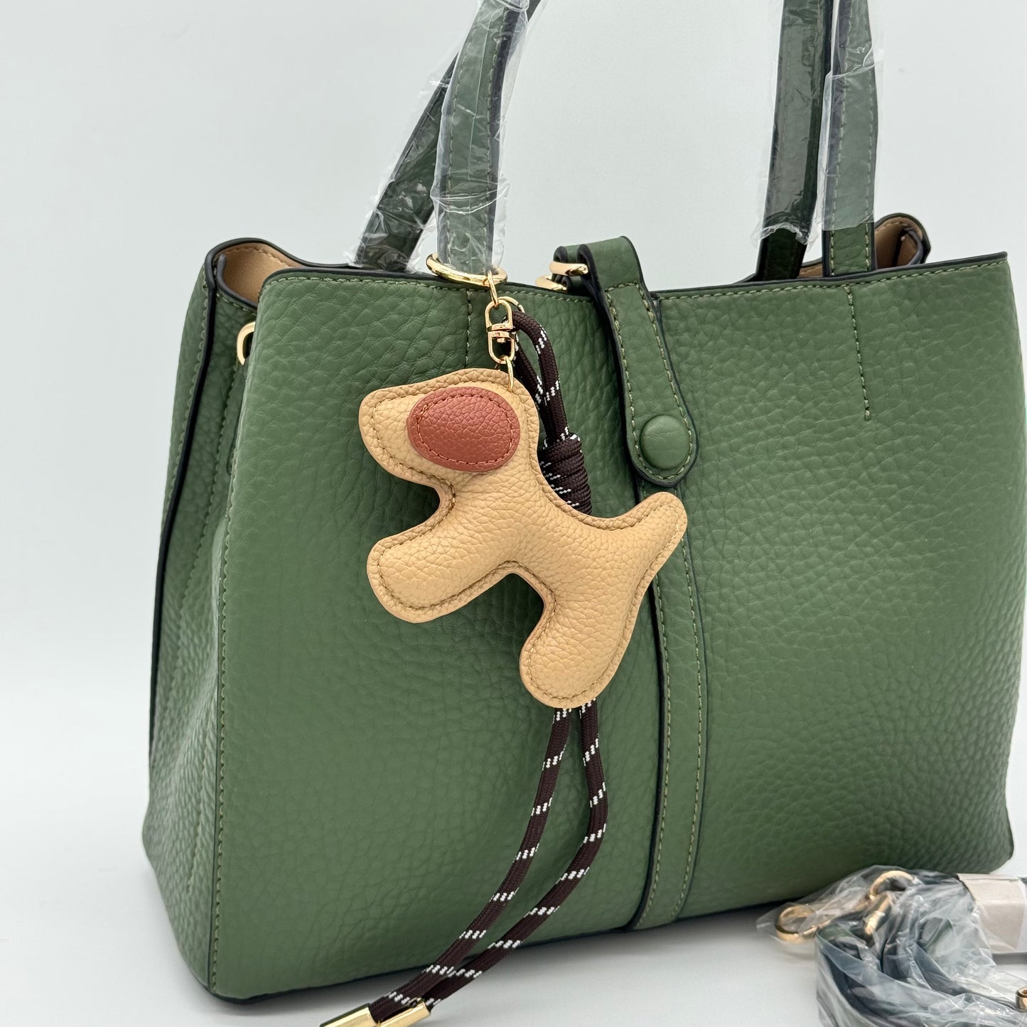 Faux Leather Grab Bag