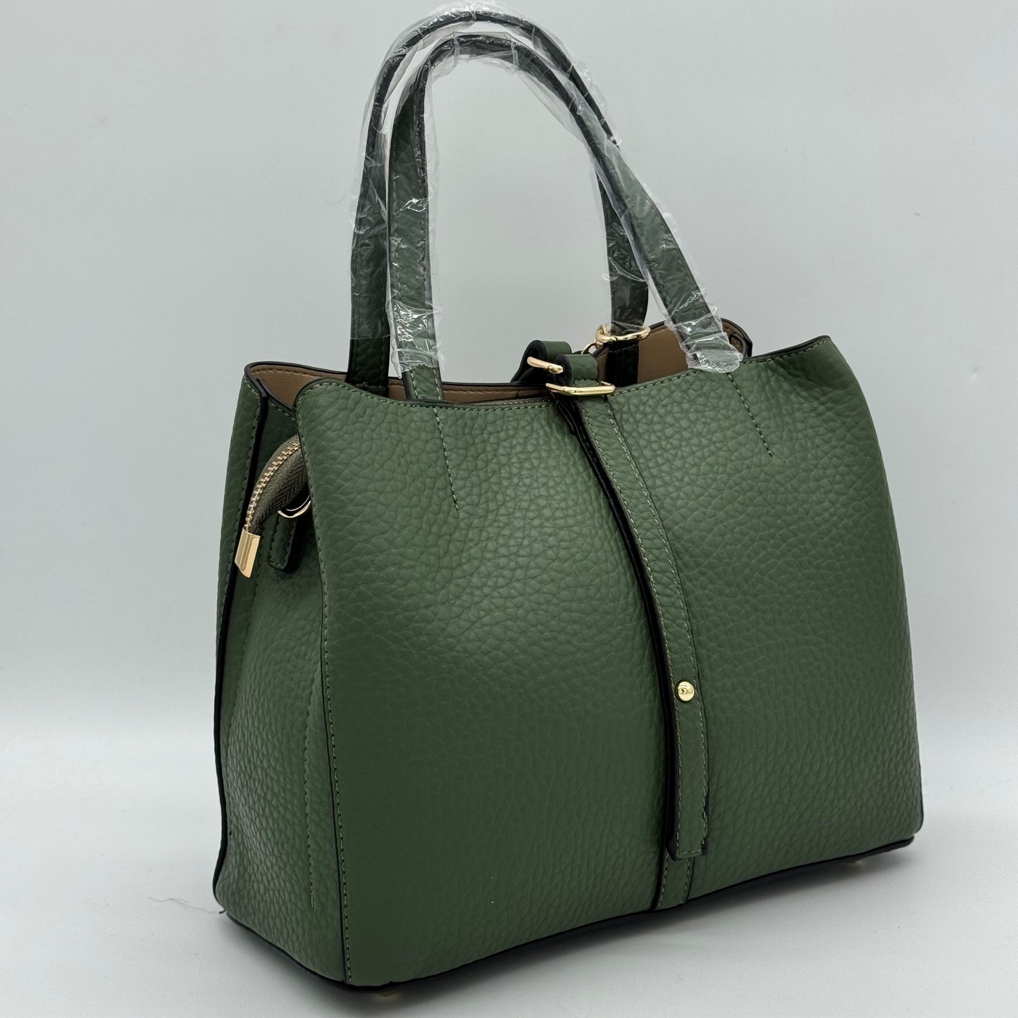 Faux Leather Grab Bag