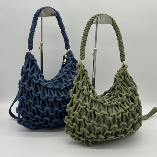 Chunky Crochet Shoulder/Crossbody Bag
