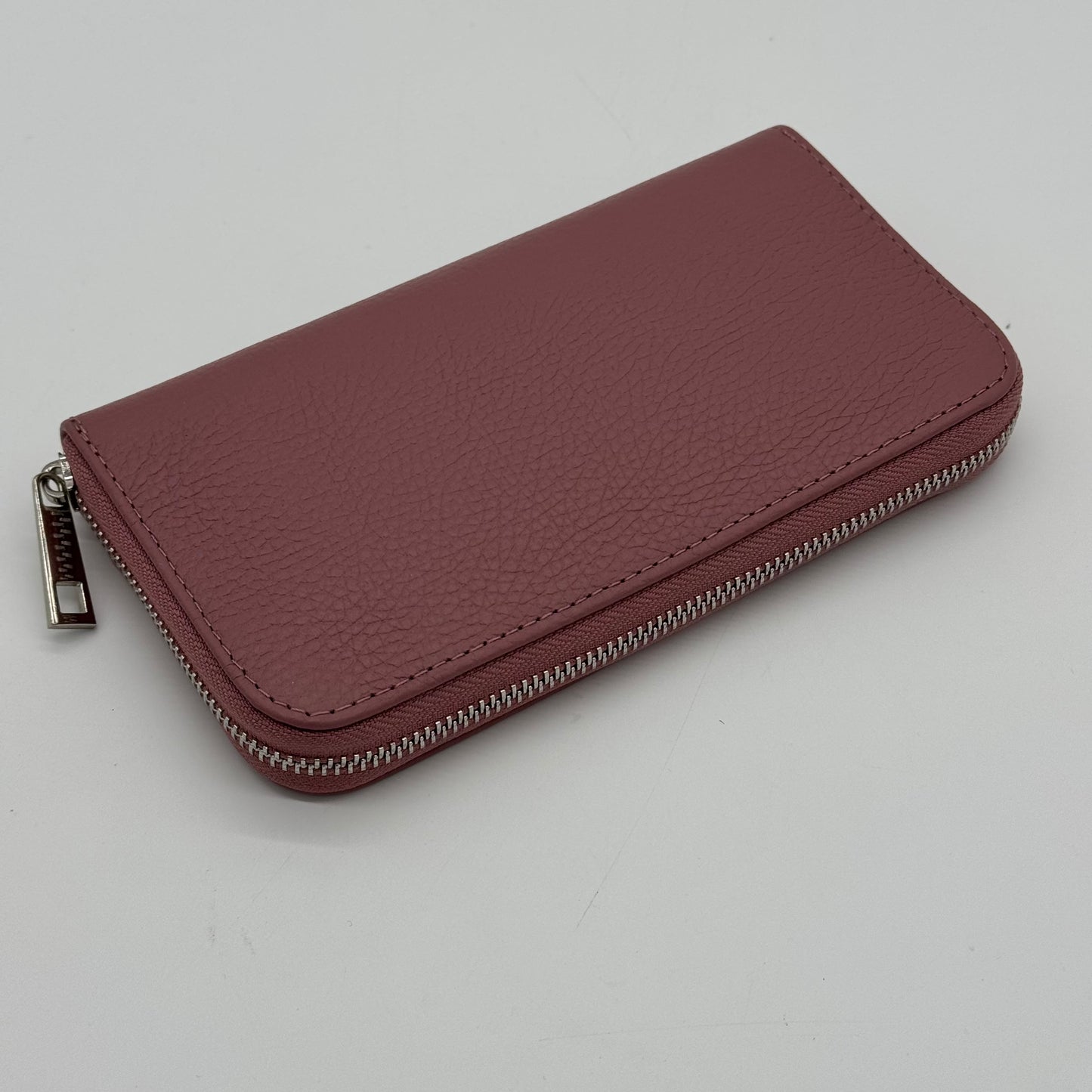 Leather Zipped Long Purse