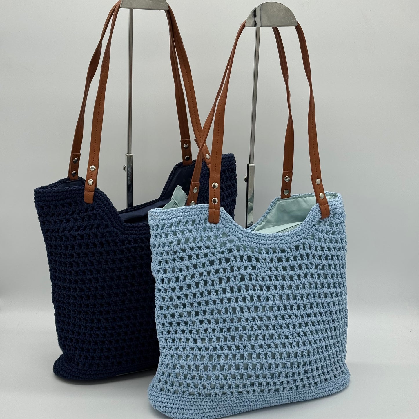 Crochet Shoulder Shopper  Bag
