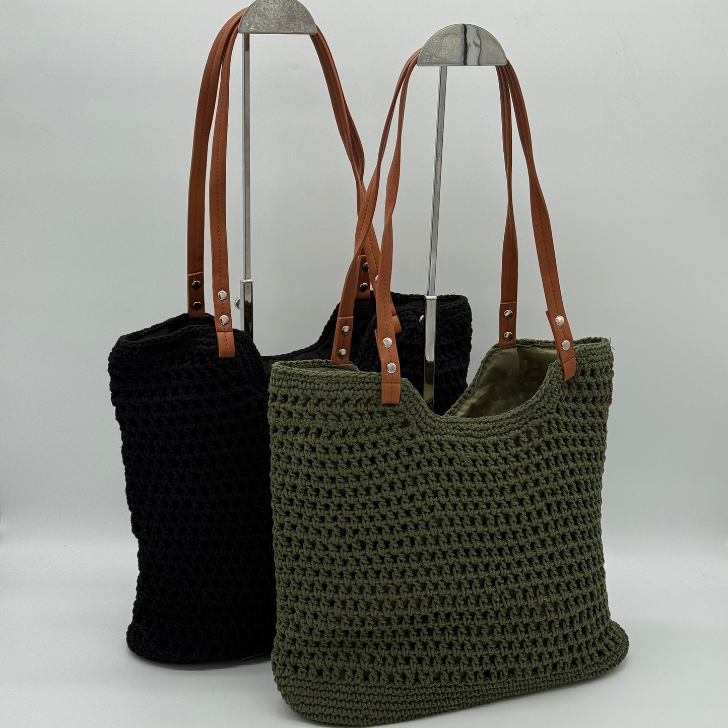 Crochet Shoulder Shopper  Bag