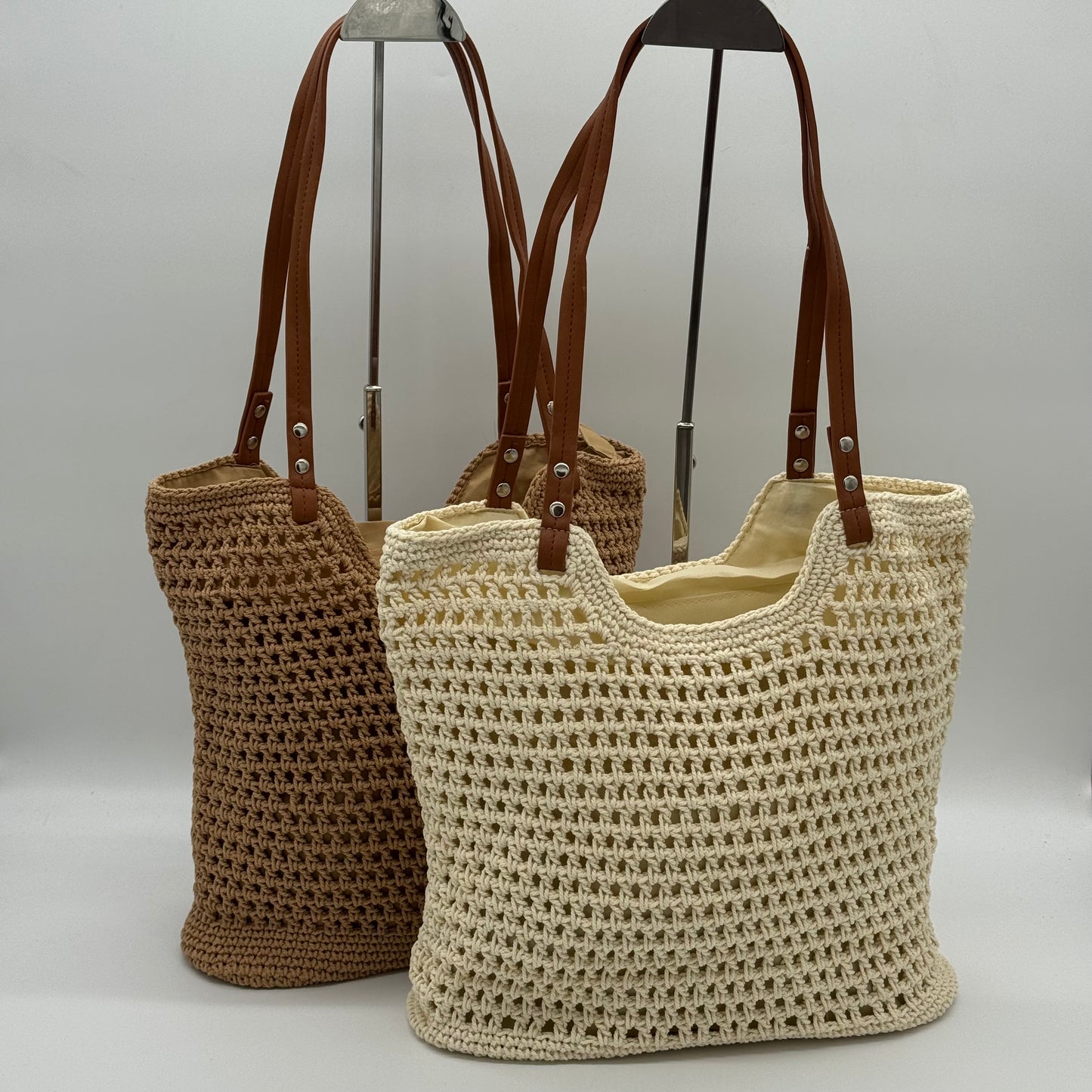 Crochet Shoulder Shopper  Bag