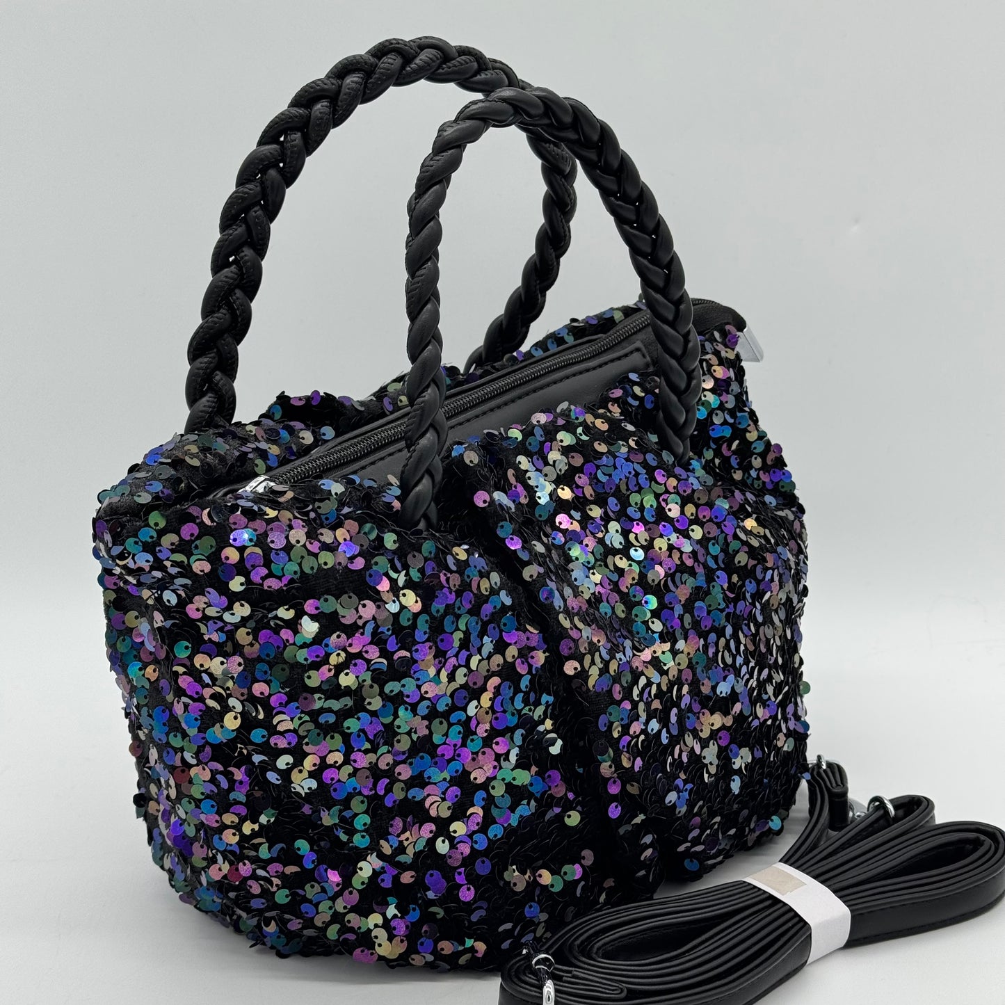 Sequin Grab Pouch Bag