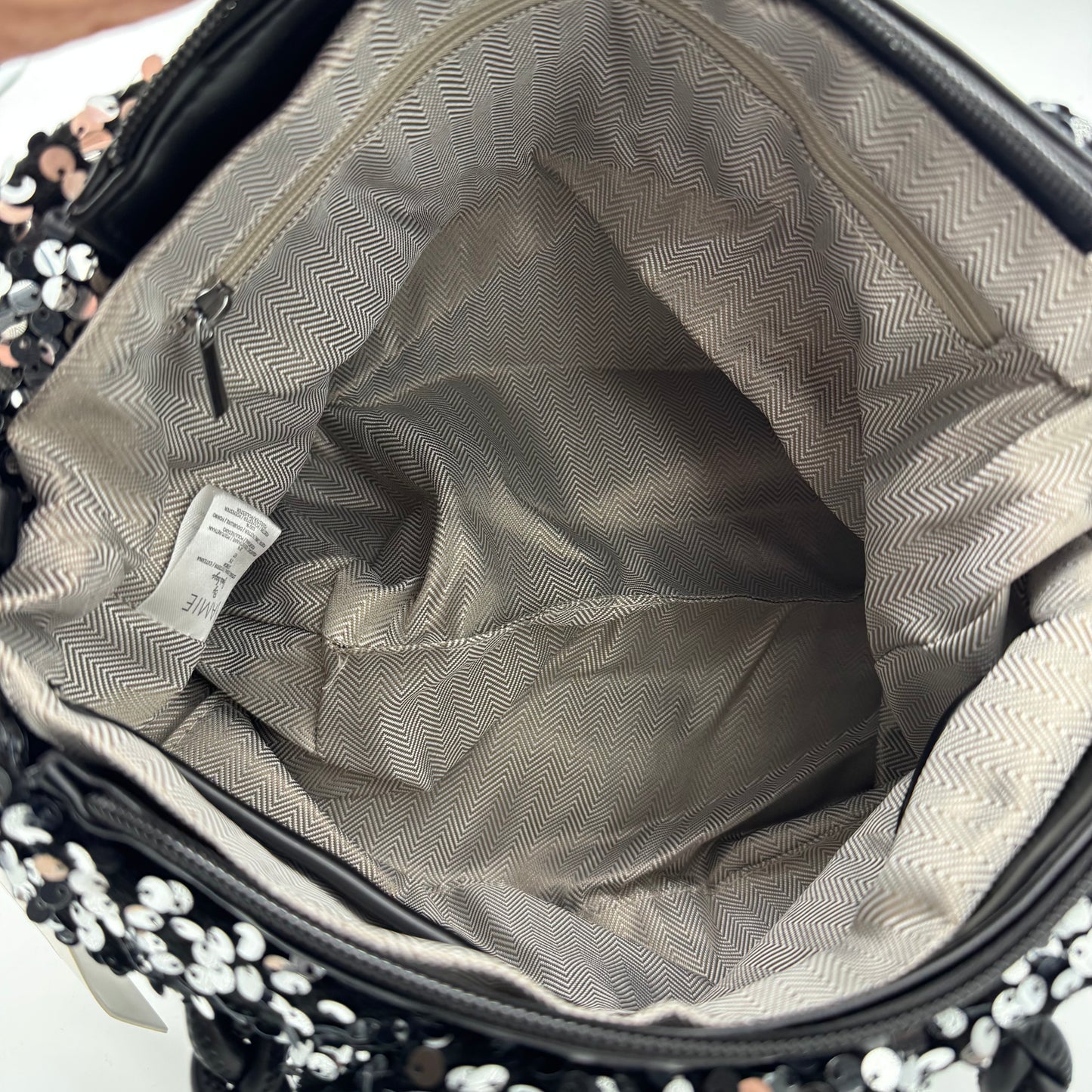 Sequin Grab Pouch Bag