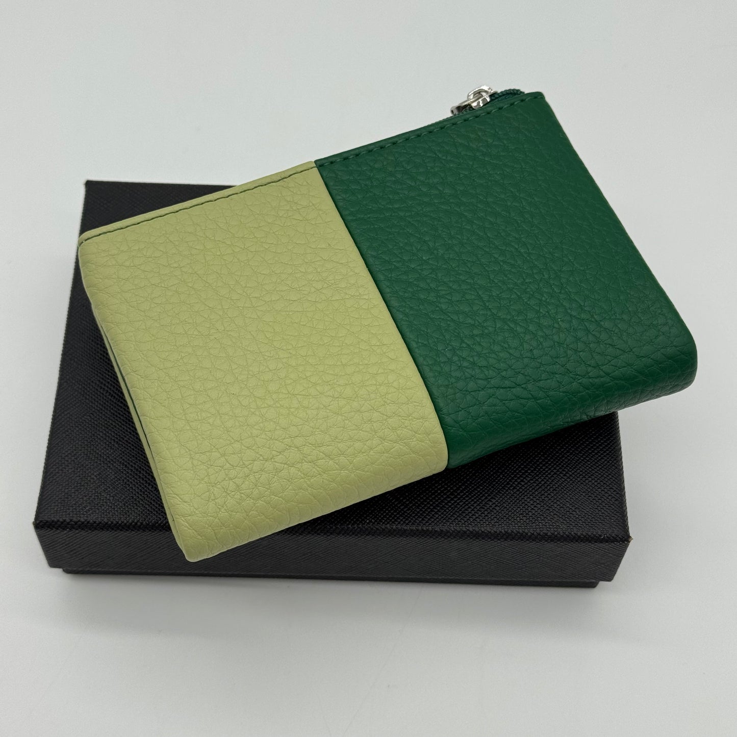 Faux Leather Tri Colour Purse Gift Boxed