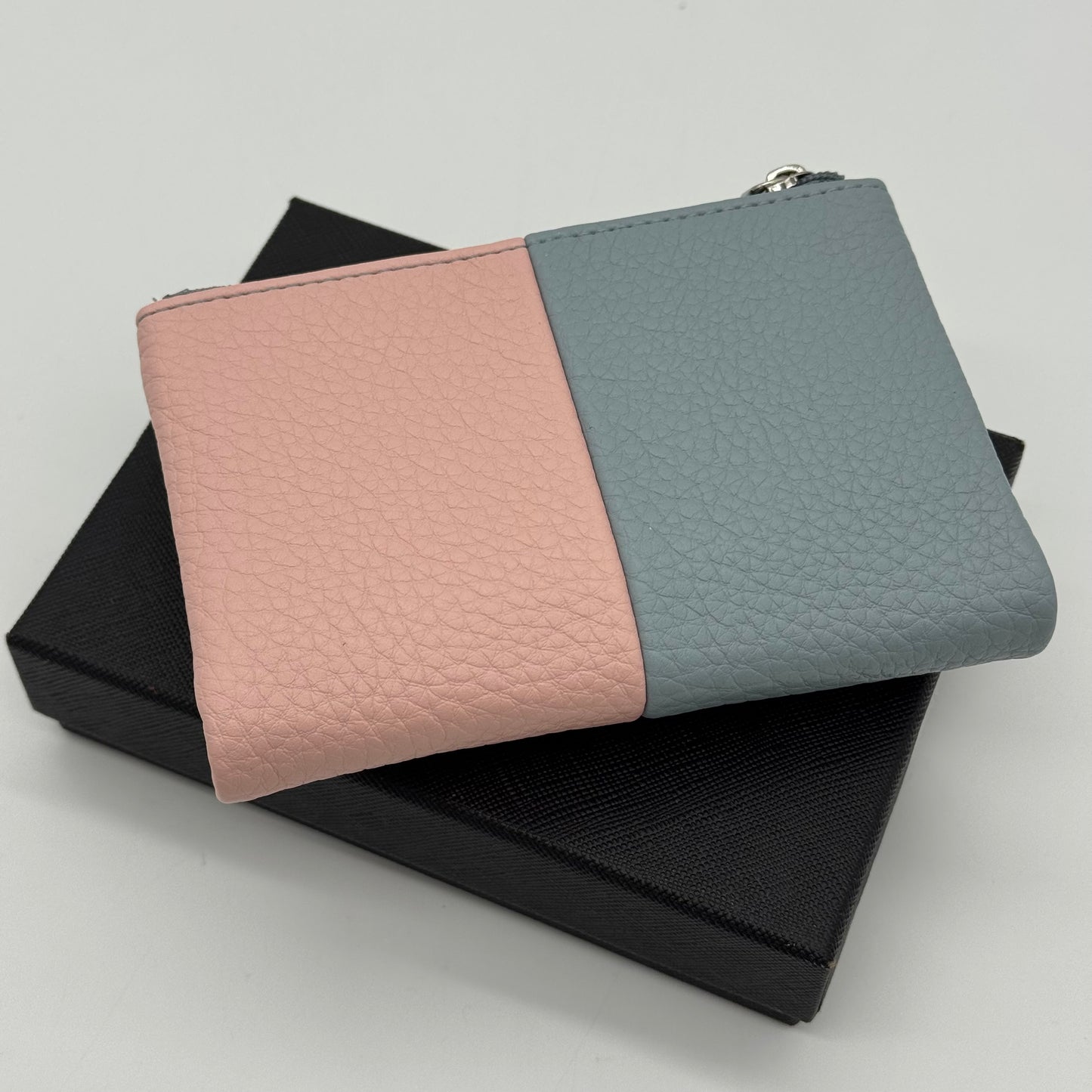 Faux Leather Tri Colour Purse Gift Boxed