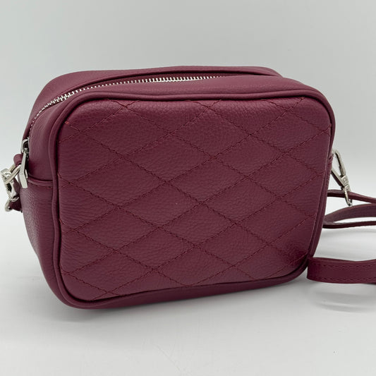 Leather Quilted Crossbody Bag