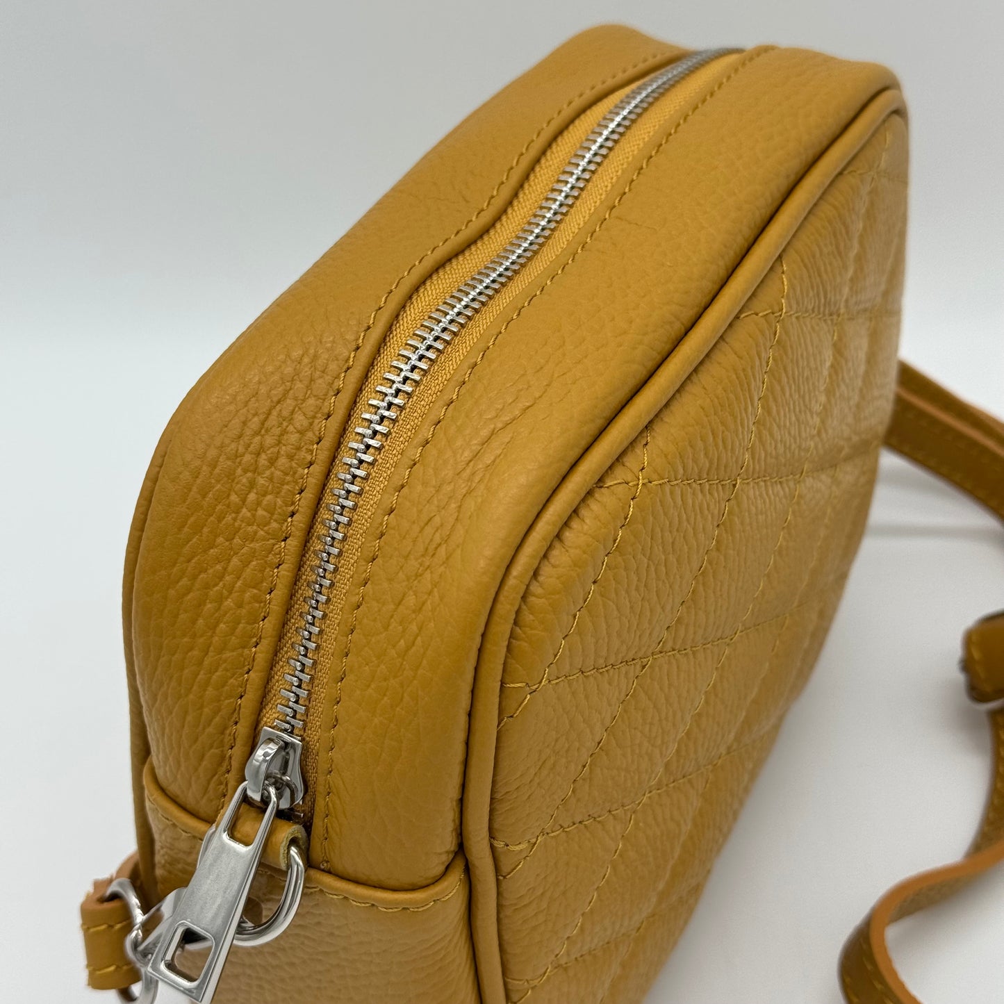 Leather Quilted Crossbody Bag