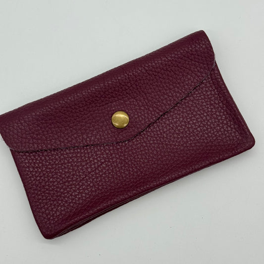Leather Popper Purse