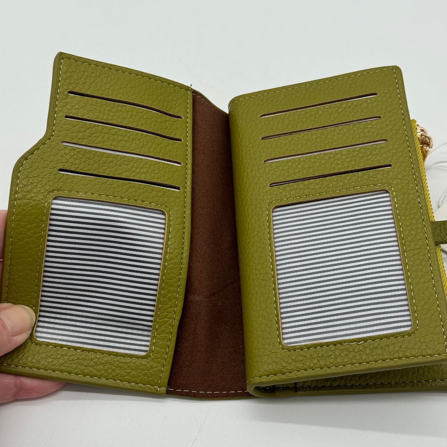 Faux Leather RFID Bifold Purse