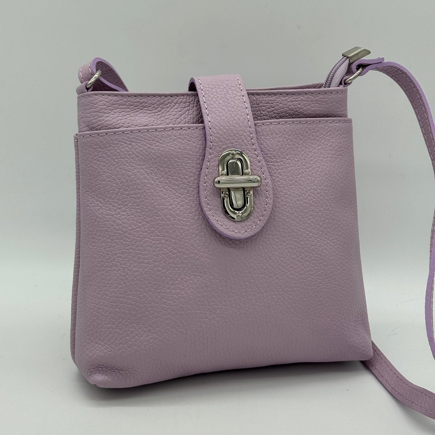 Leather Small Messenger Crossbody Bag