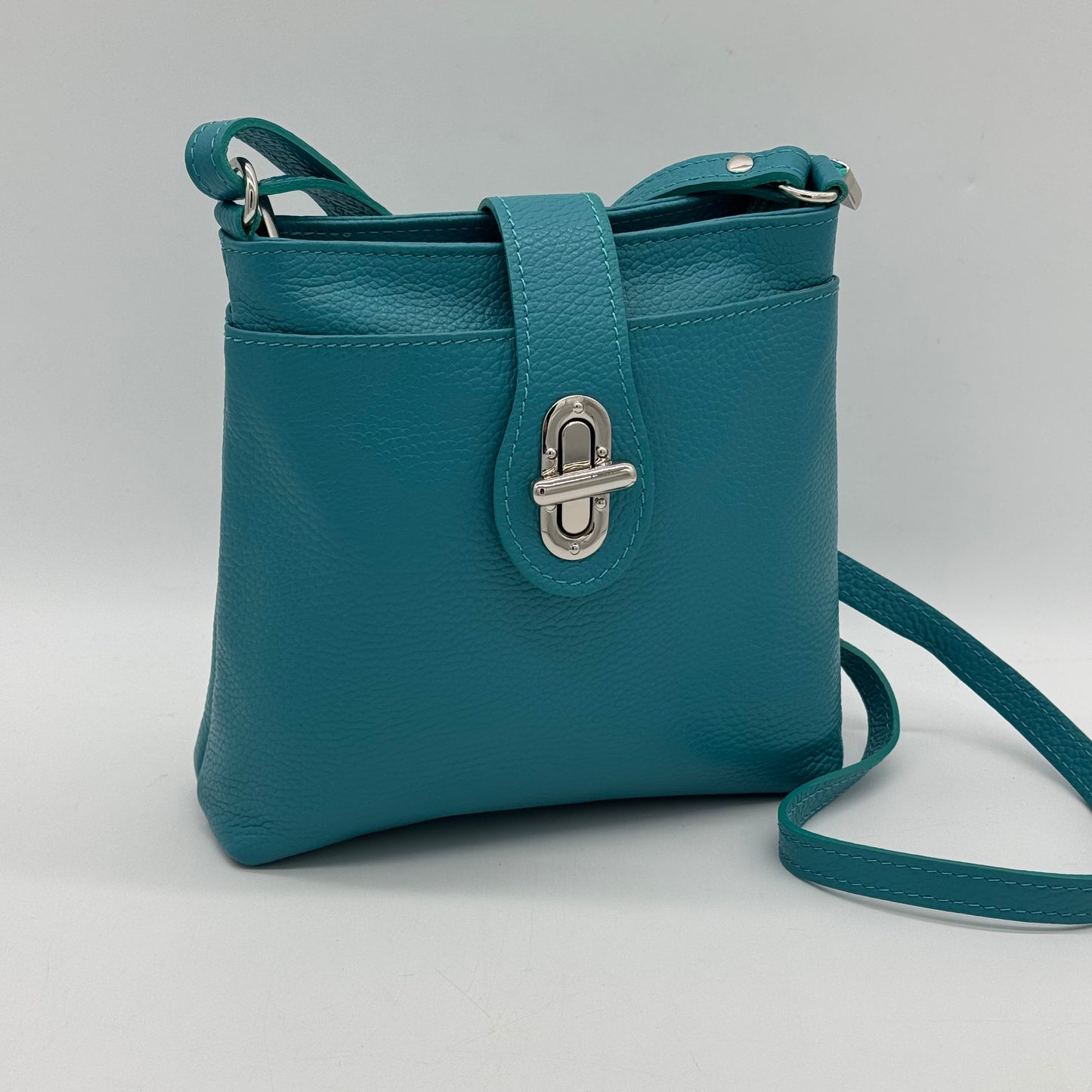 Leather Small Messenger Crossbody Bag