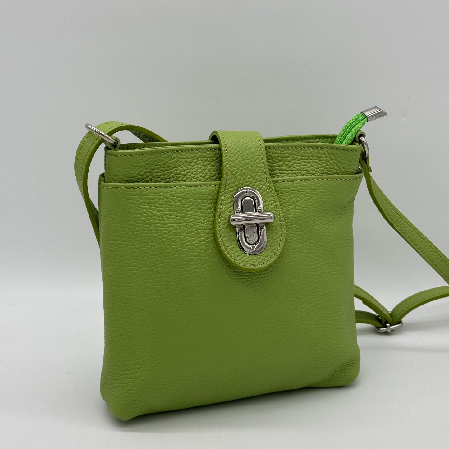 Leather Small Messenger Crossbody Bag