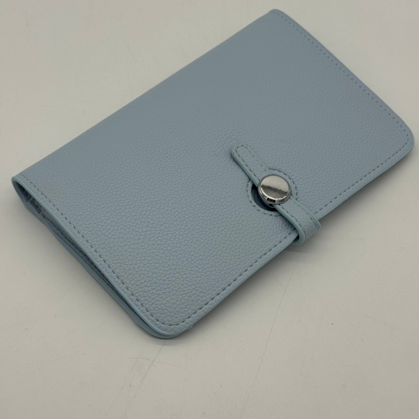 Faux Leather Folded Tavel Wallet Purse