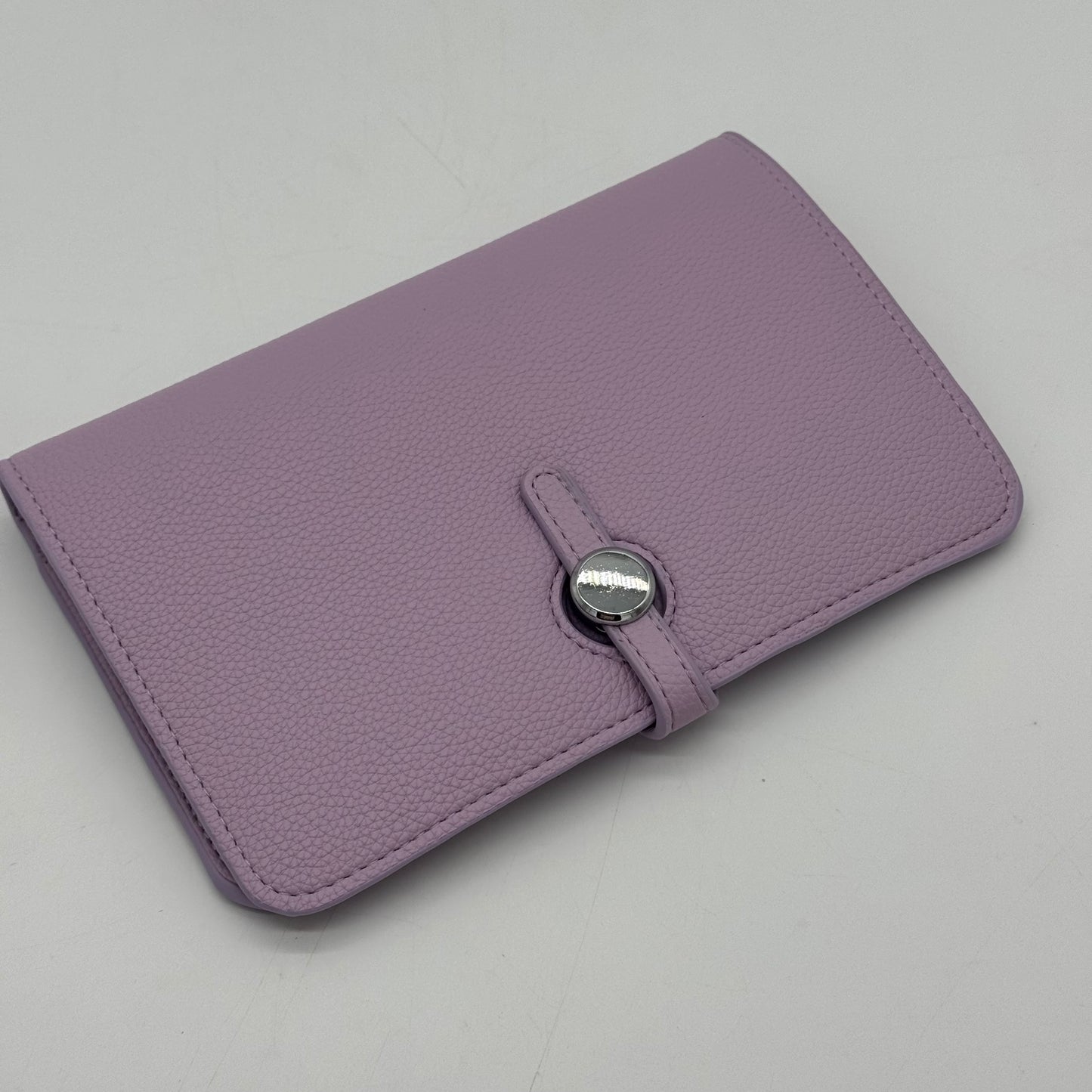 Faux Leather Folded Tavel Wallet Purse