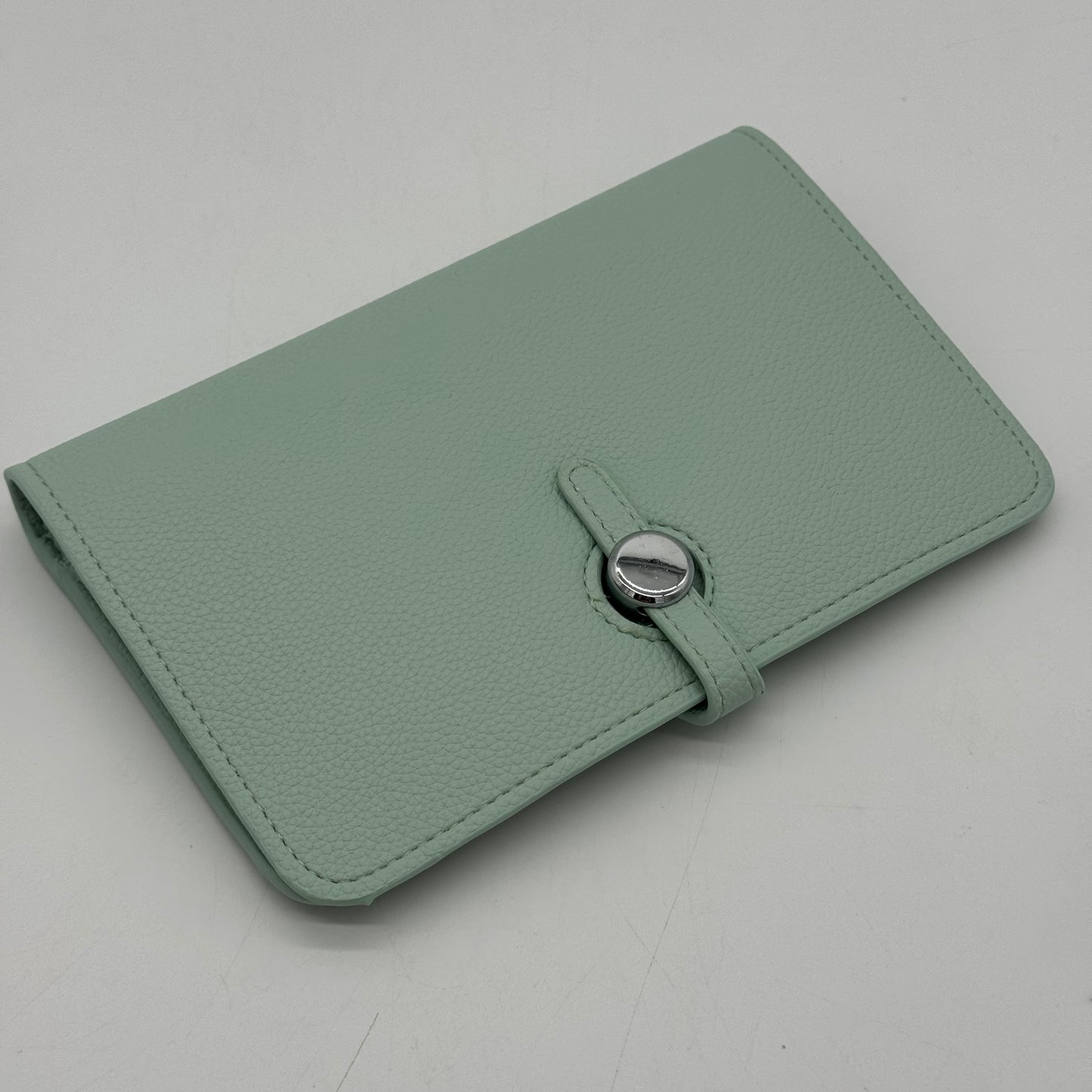 Faux Leather Folded Tavel Wallet Purse