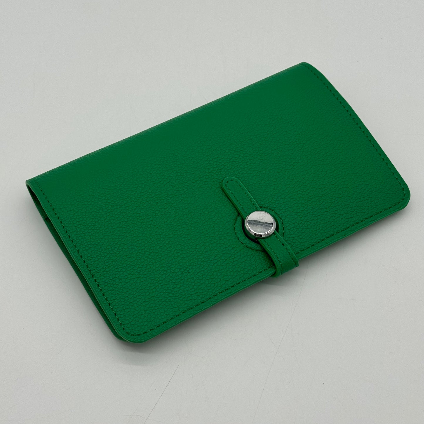 Faux Leather Folded Tavel Wallet Purse