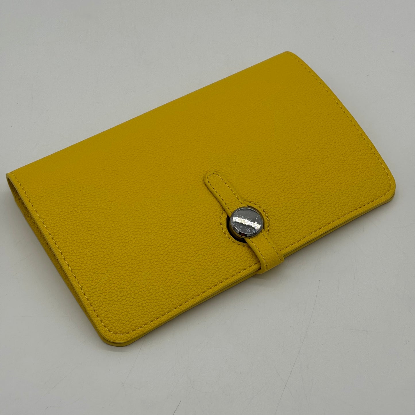 Faux Leather Folded Tavel Wallet Purse