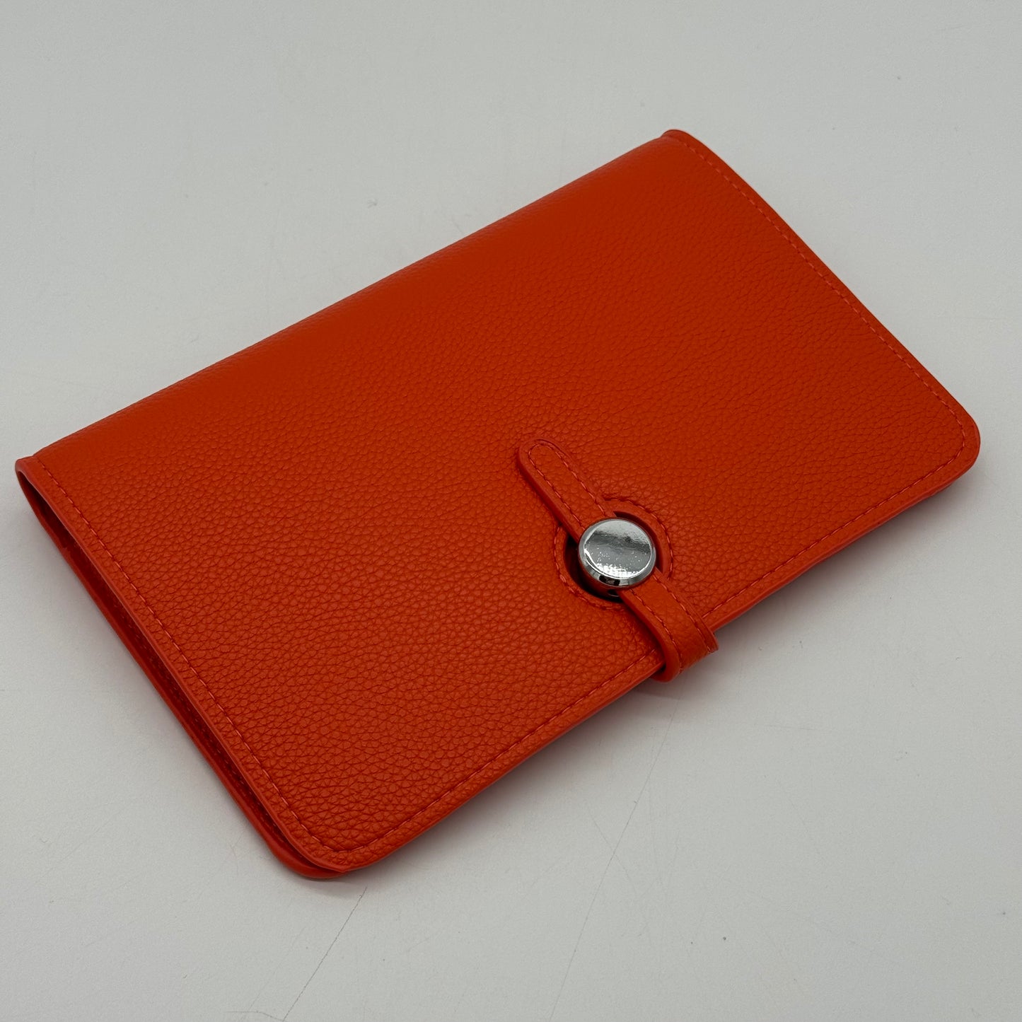 Faux Leather Folded Tavel Wallet Purse