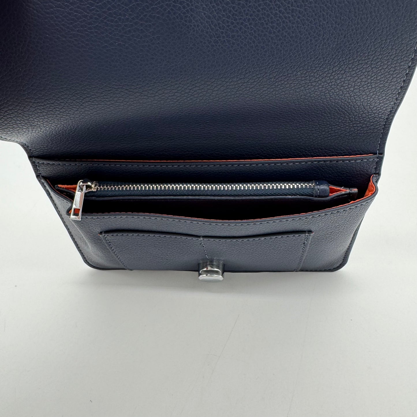 Faux Leather Folded Tavel Wallet Purse