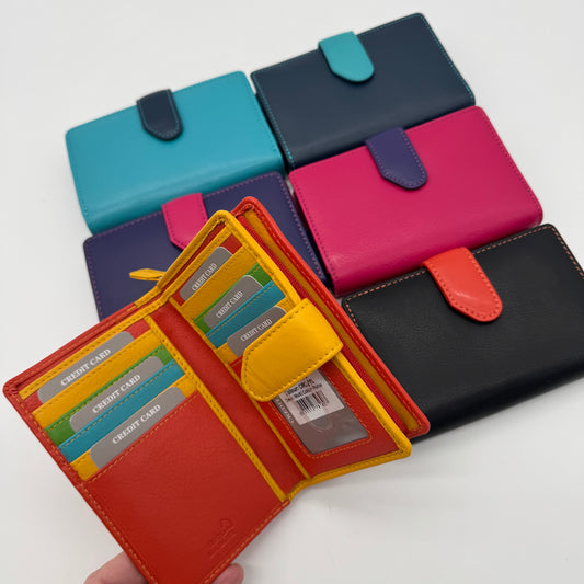 RFID Leather Wallet Purse