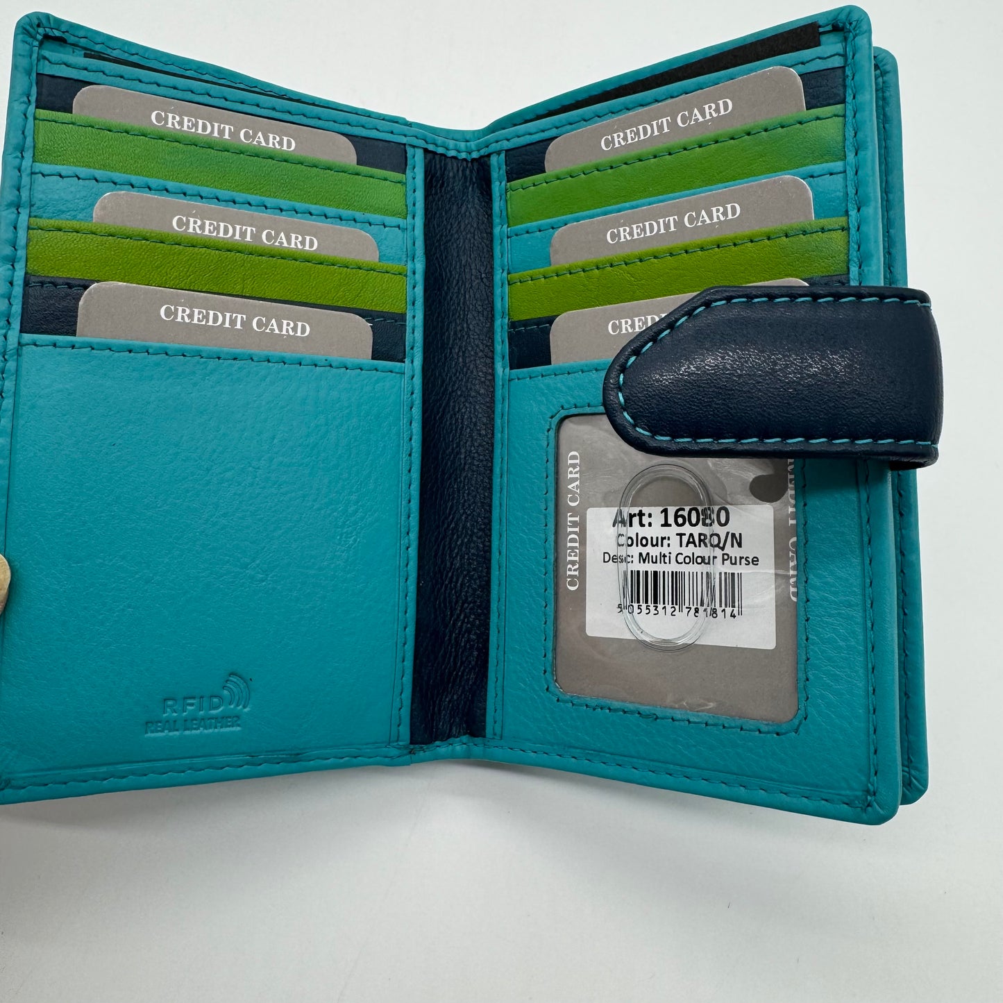 RFID Leather Wallet Purse