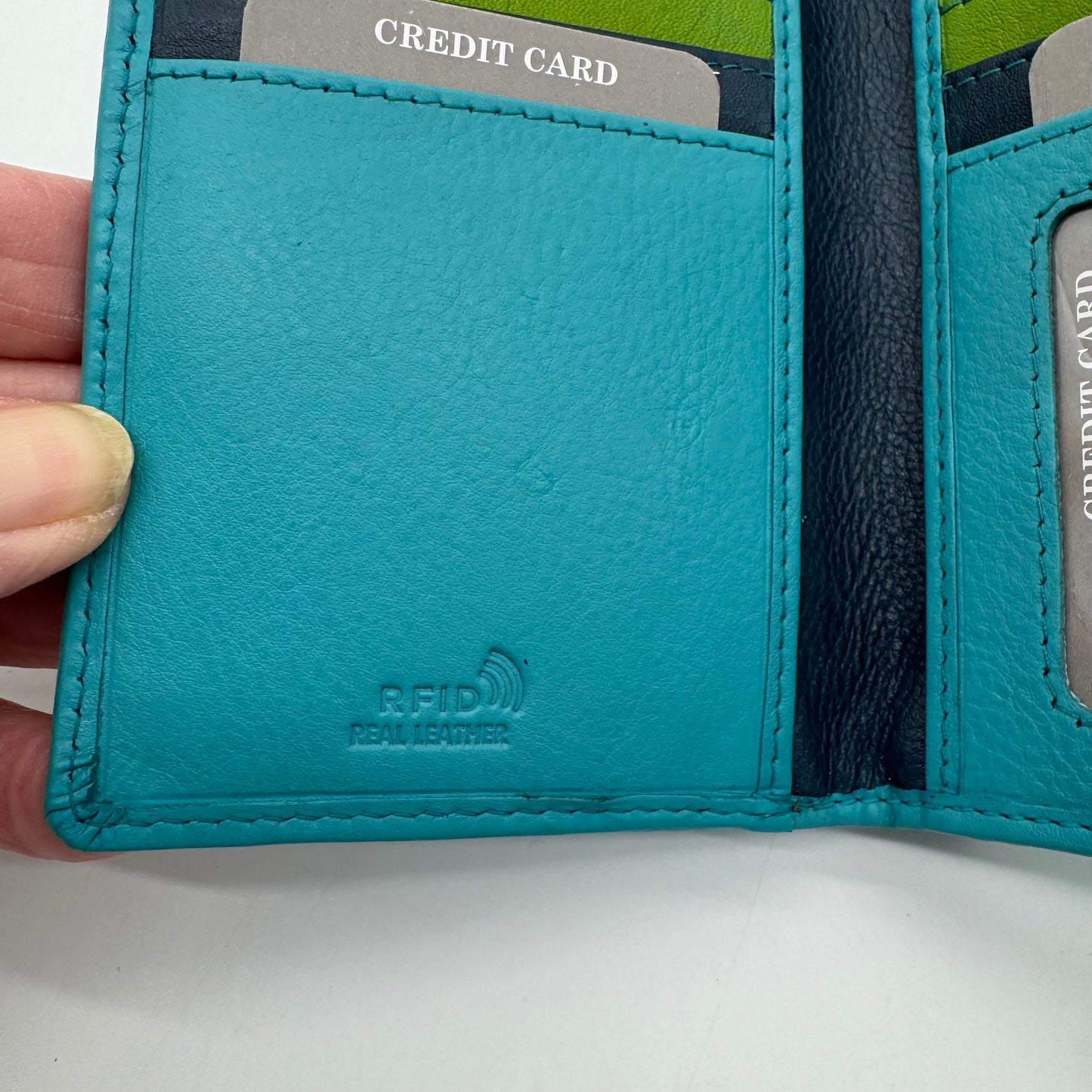 RFID Leather Wallet Purse