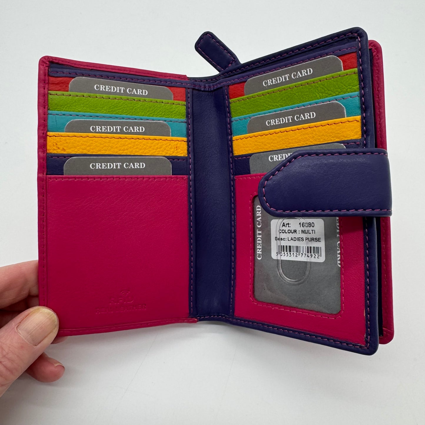 RFID Leather Wallet Purse