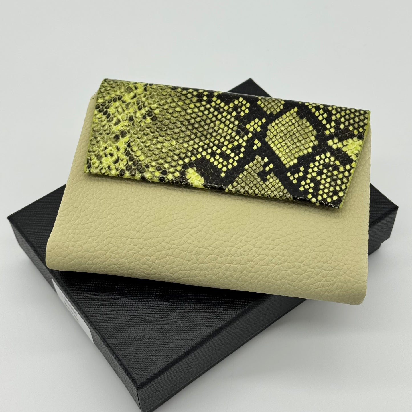 Faux Leather Snake Print Purse Gift Boxed
