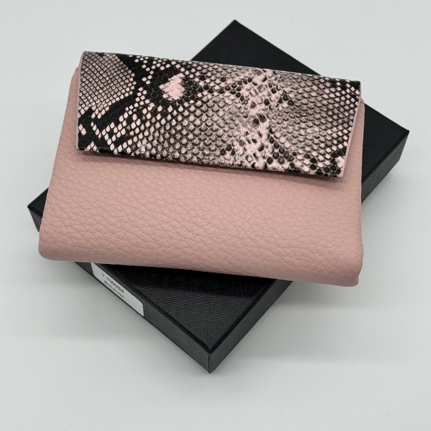 Faux Leather Snake Print Purse Gift Boxed