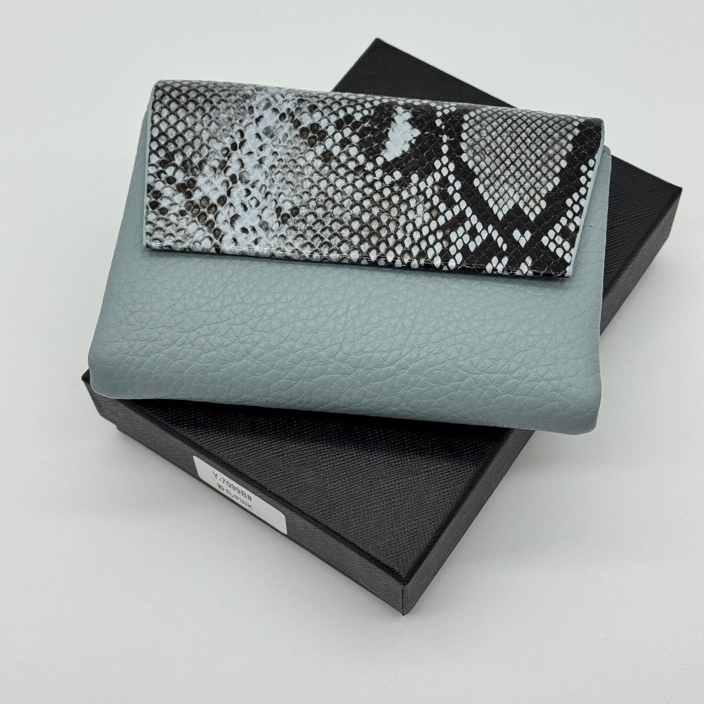 Faux Leather Snake Print Purse Gift Boxed