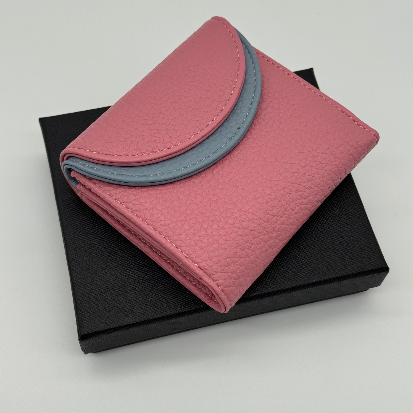 Faux Leather Two Tone Purse Gift Boxed