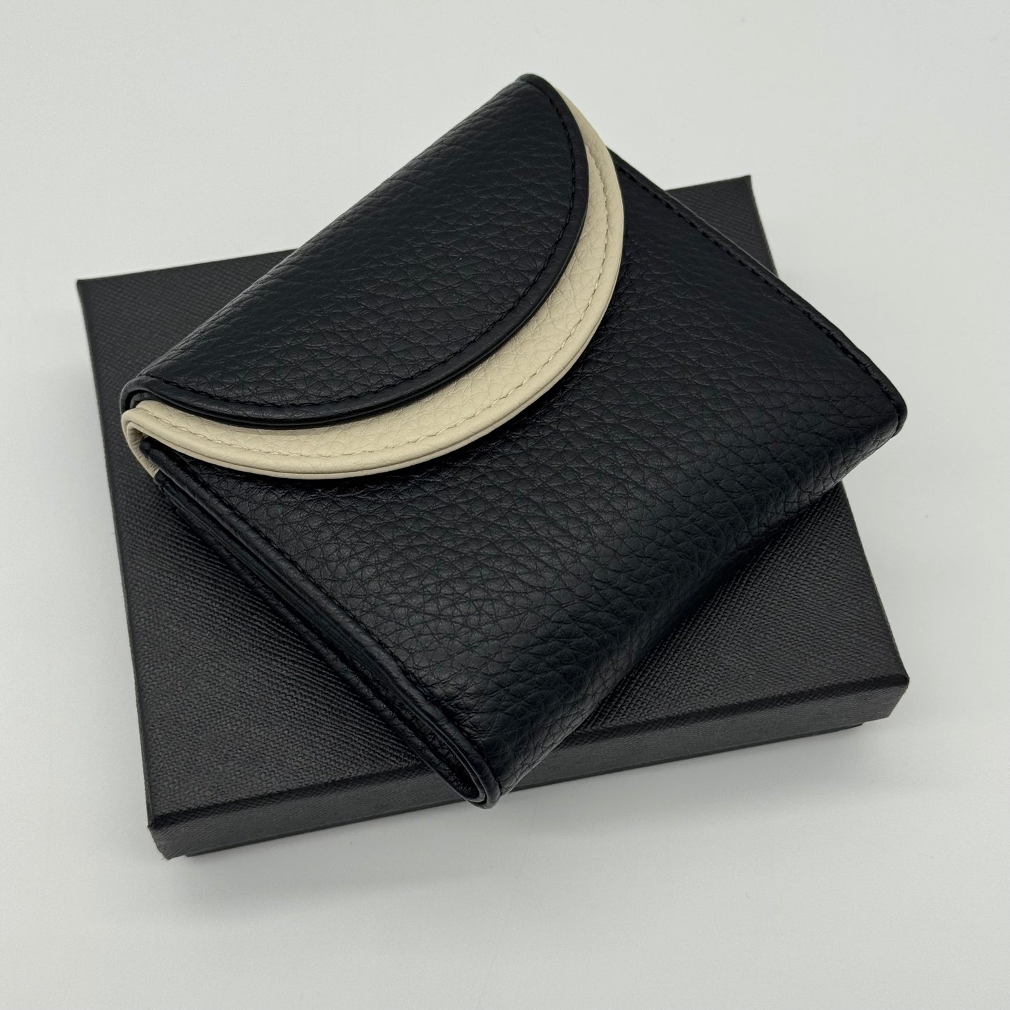 Faux Leather Two Tone Purse Gift Boxed