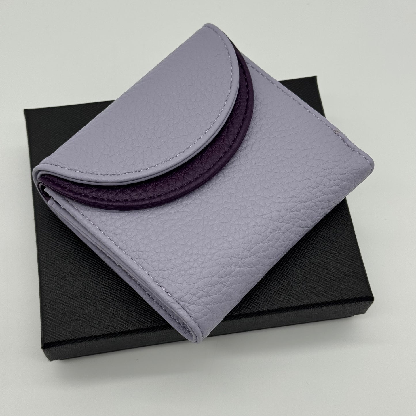 Faux Leather Two Tone Purse Gift Boxed