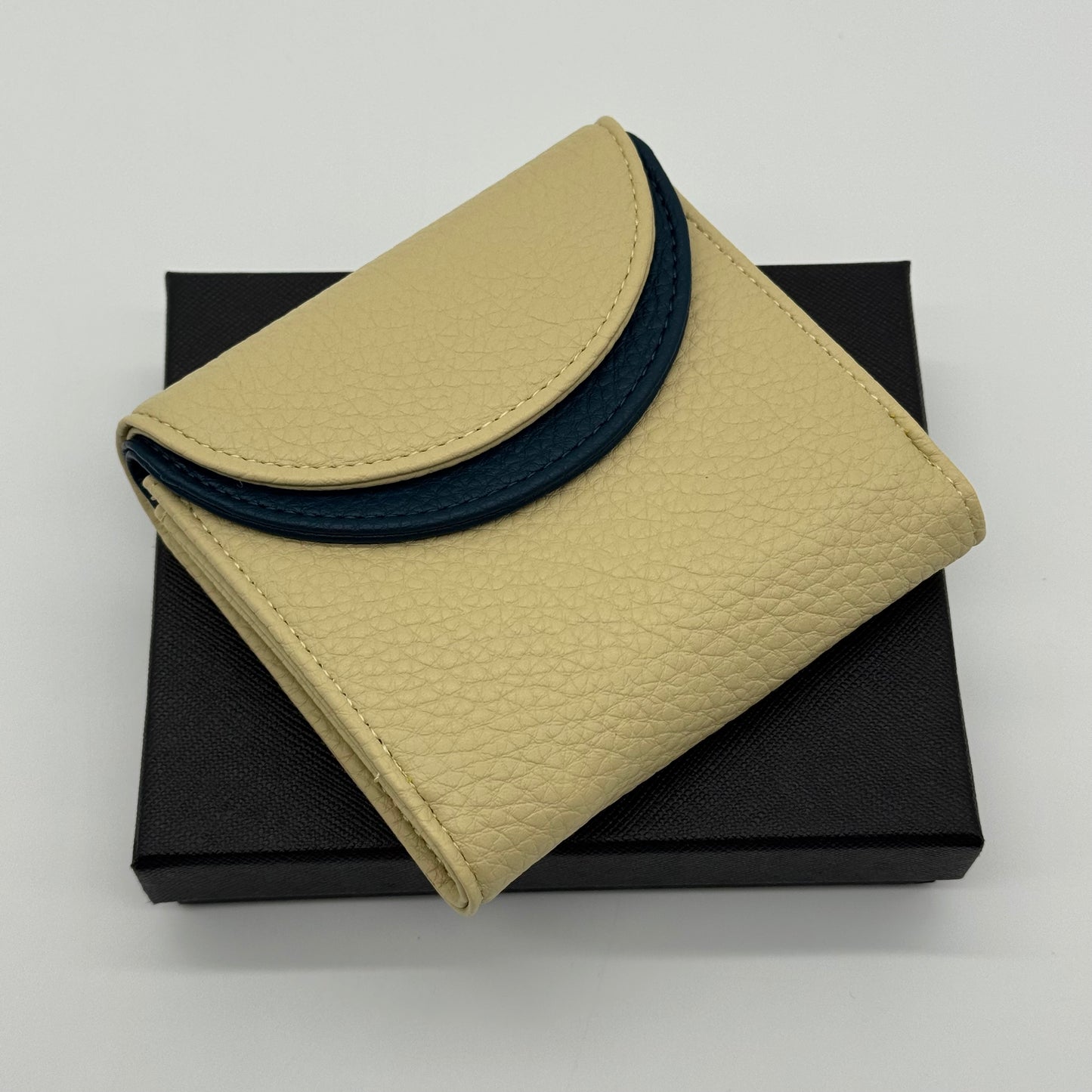 Faux Leather Two Tone Purse Gift Boxed