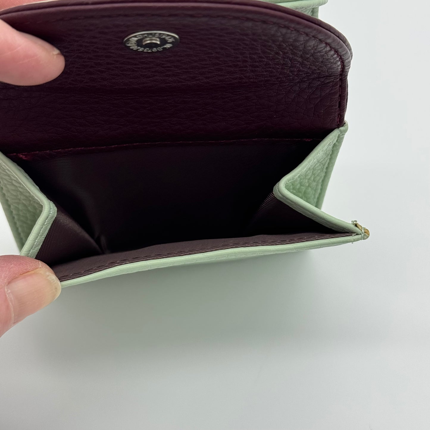 Faux Leather Two Tone Purse Gift Boxed