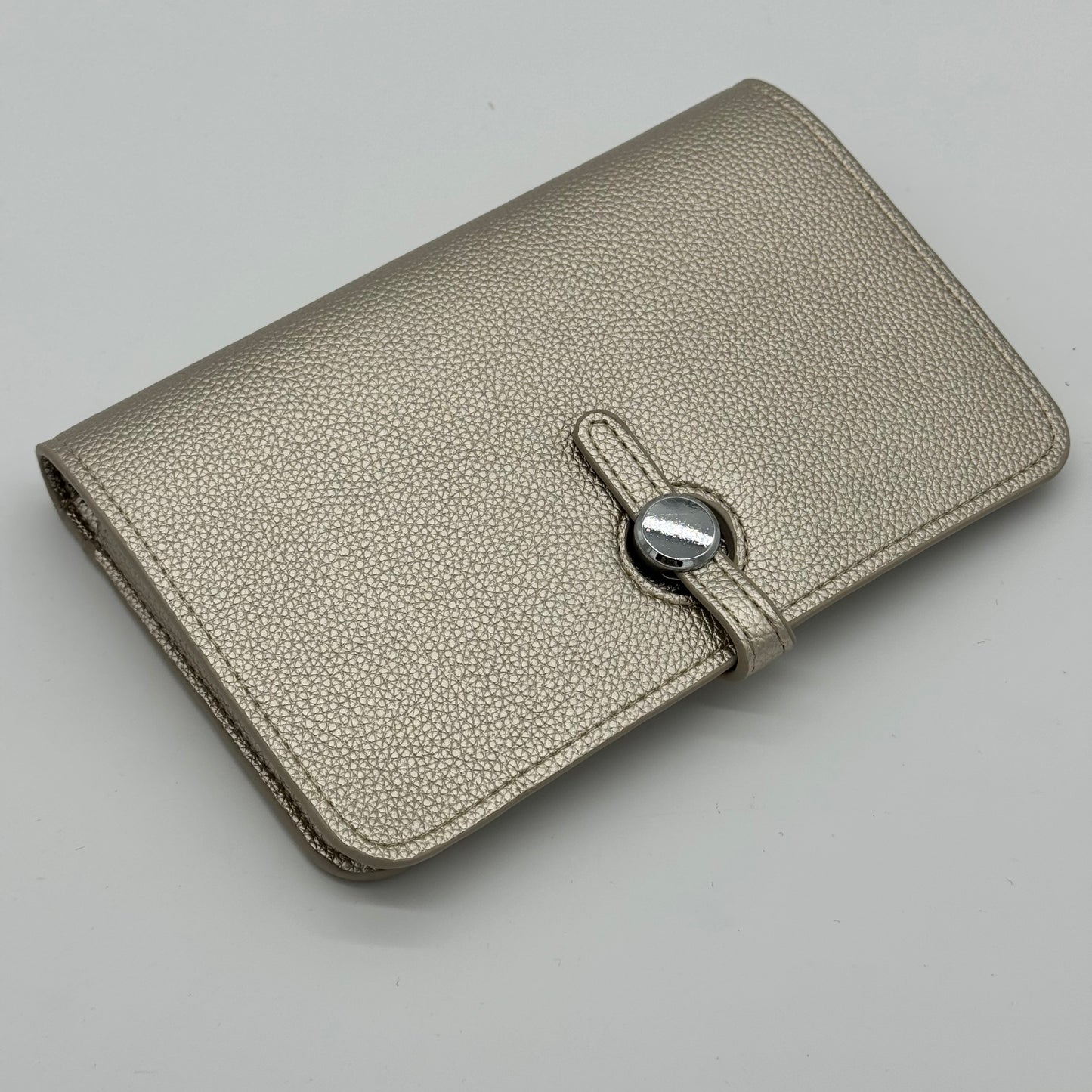 Faux Leather Folded Tavel Wallet Purse