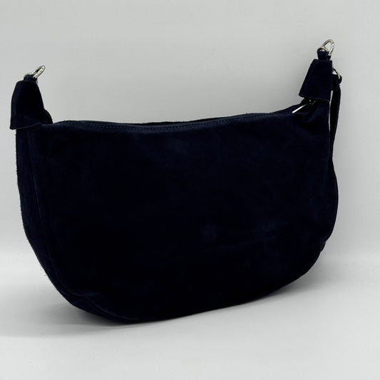 Suede Dumpling Style Crossbody Bag