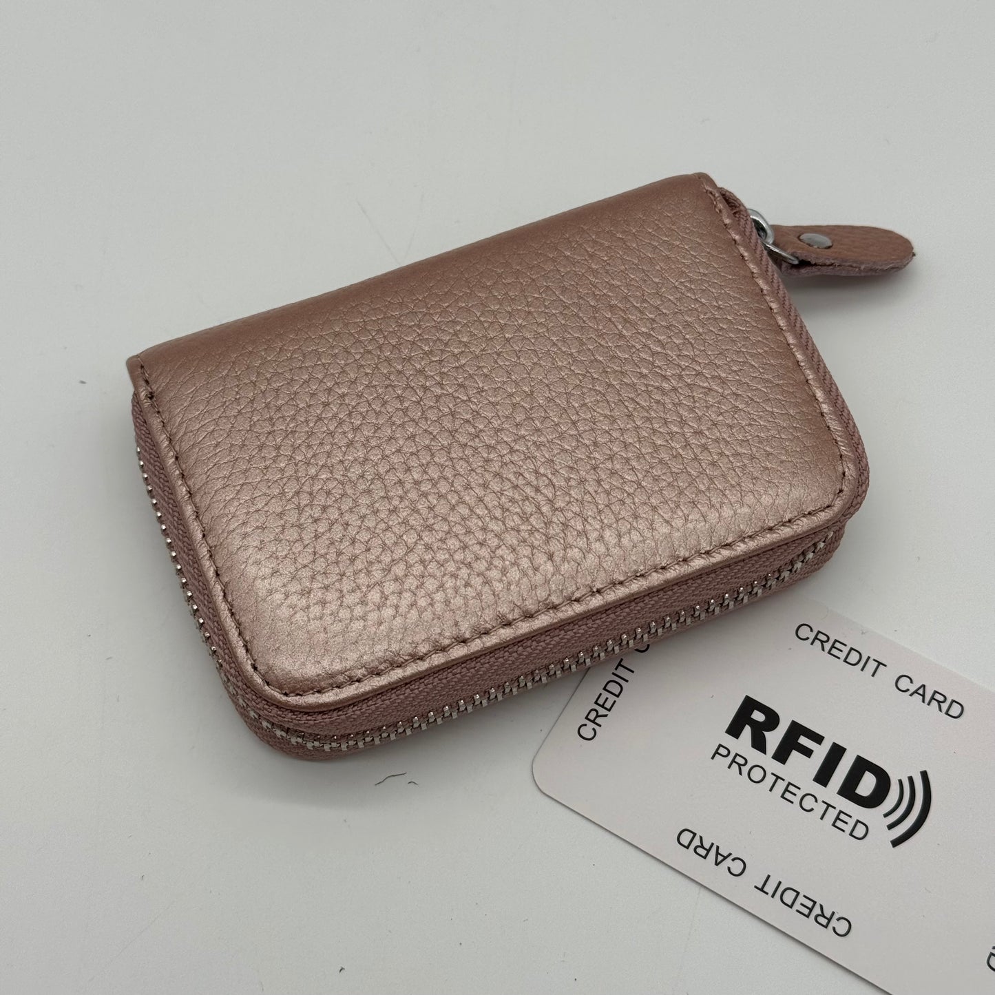 Leather RFID Credit Card Holder
