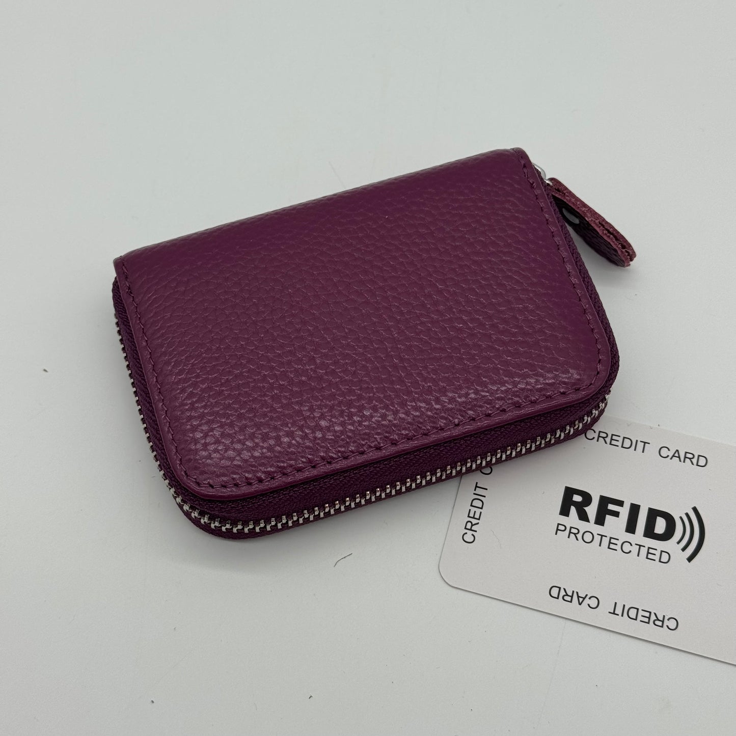 Leather RFID Credit Card Holder