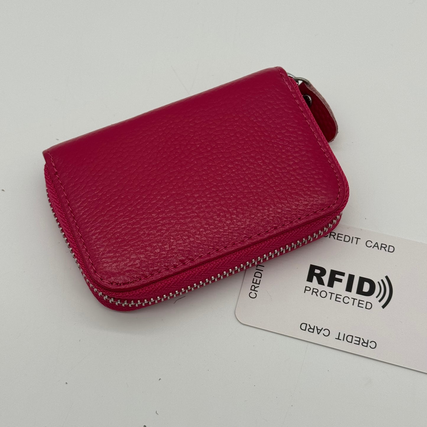 Leather RFID Credit Card Holder