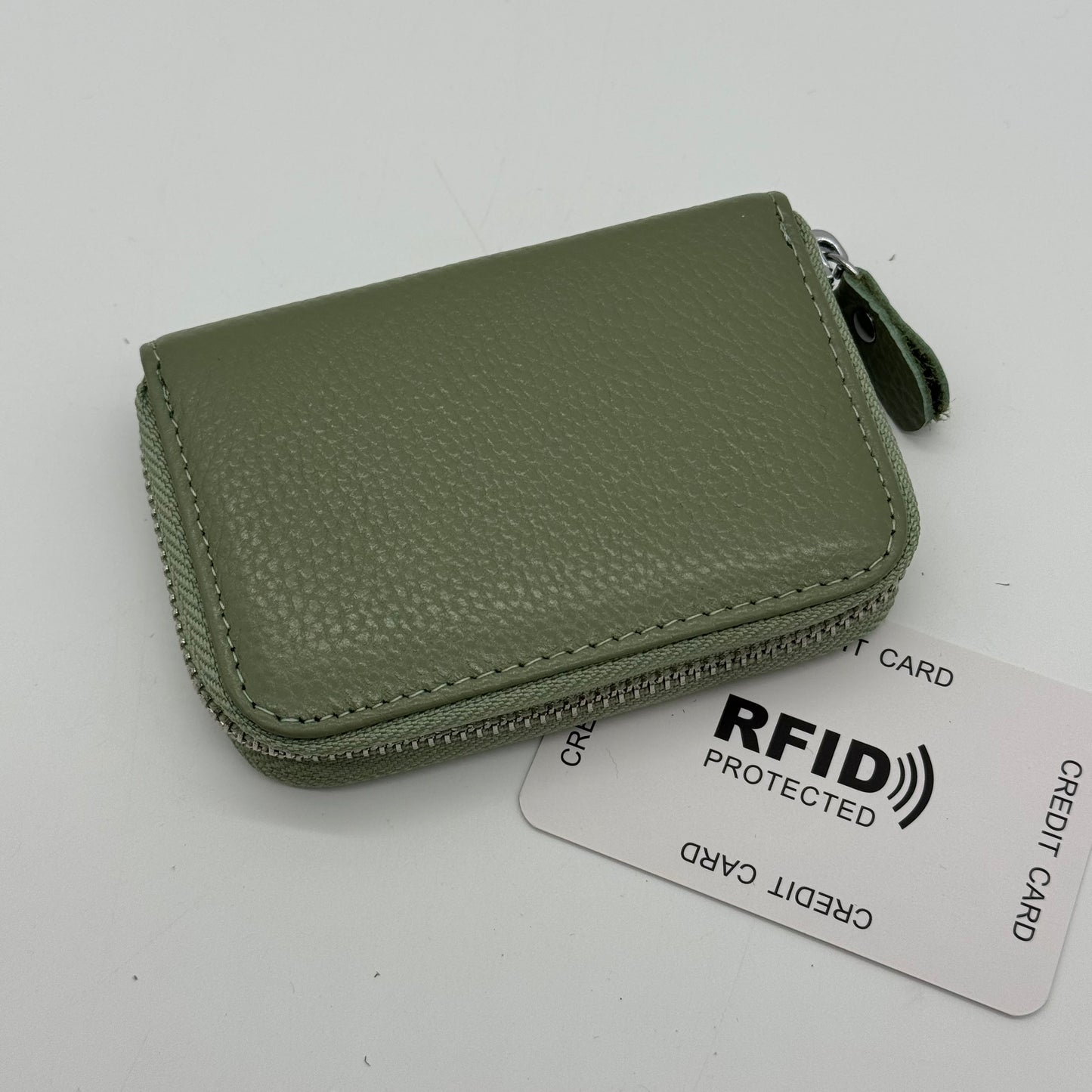 Leather RFID Credit Card Holder
