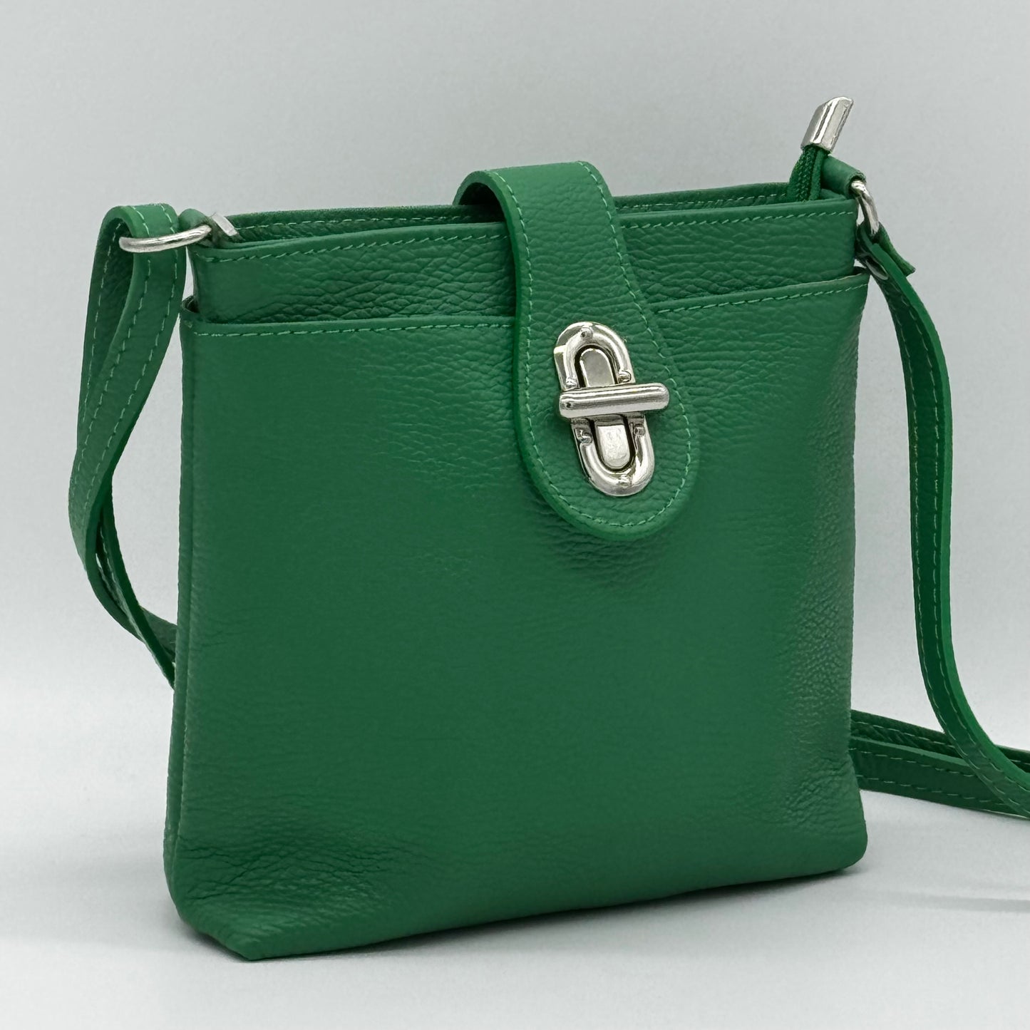Leather Small Messenger Crossbody Bag