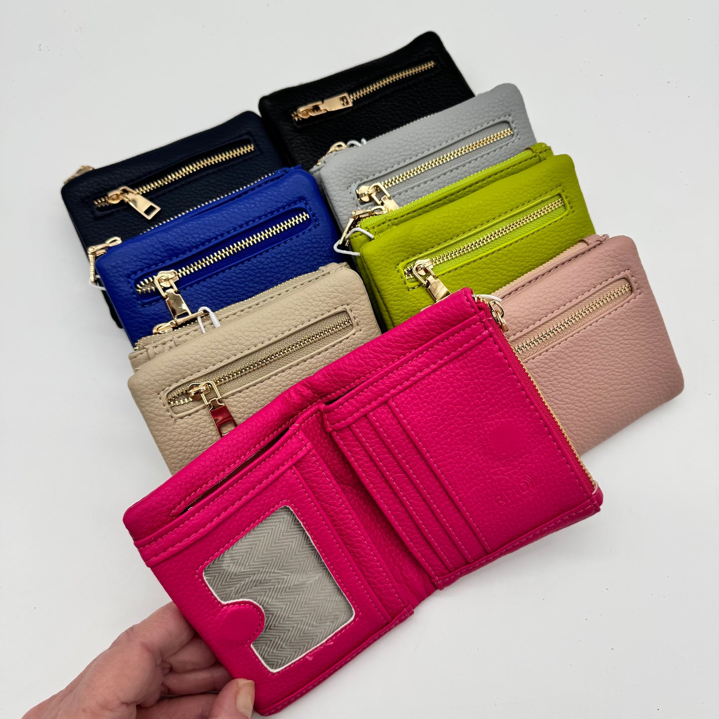 RFID Faux Leather Bifold Purse